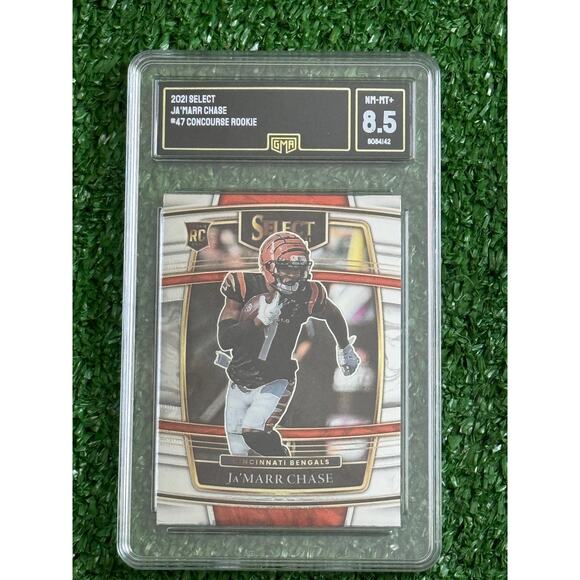 Ja’marr Chase 2021 Select #47 Concourse Rookie Cincinnati Bengals GMA 8.5 - Picture 1 of 2